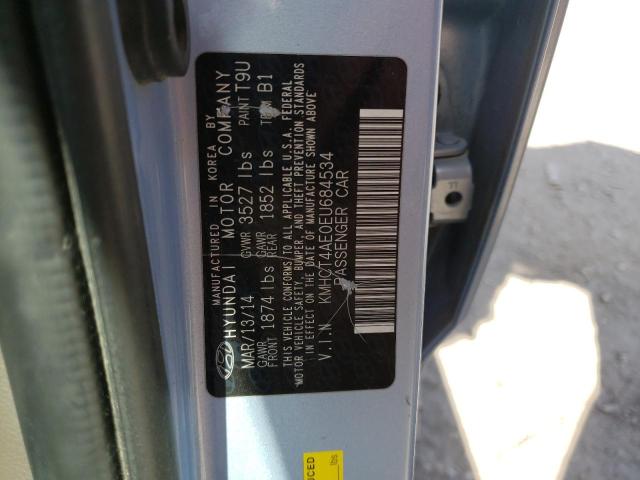 Photo 11 VIN: KMHCT4AE0EU684534 - HYUNDAI ACCENT GLS 