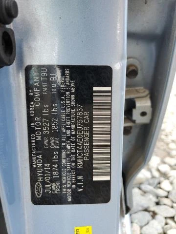 Photo 11 VIN: KMHCT4AE0EU757837 - HYUNDAI ACCENT GLS 