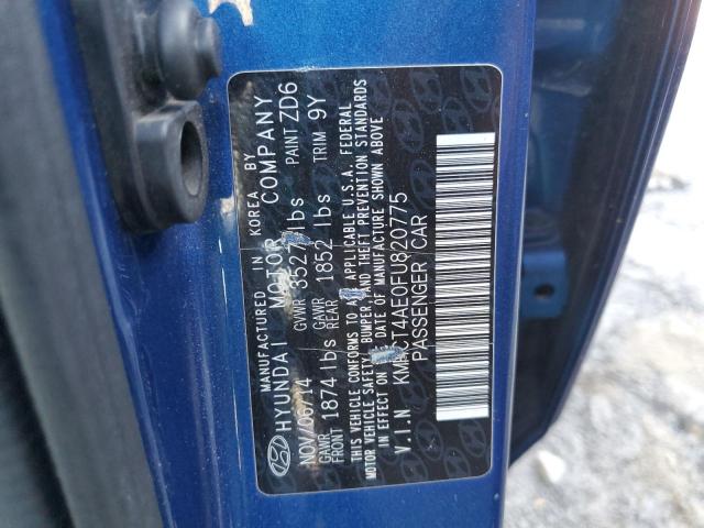 Photo 11 VIN: KMHCT4AE0FU820775 - HYUNDAI ACCENT GLS 