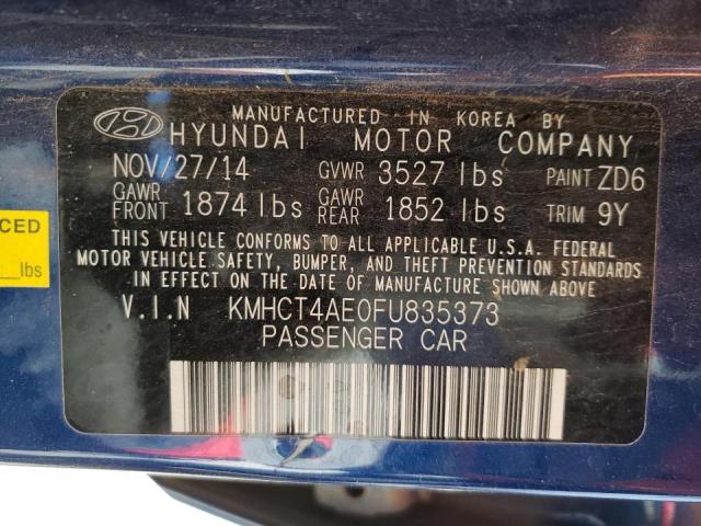 Photo 9 VIN: KMHCT4AE0FU835373 - HYUNDAI ACCENT GLS 