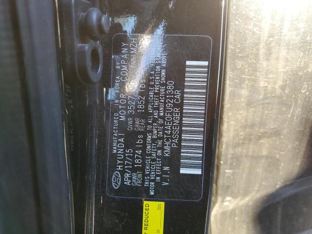 Photo 12 VIN: KMHCT4AE0FU921380 - HYUNDAI ACCENT GLS 