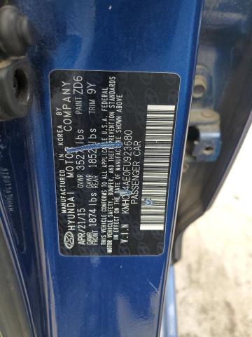 Photo 11 VIN: KMHCT4AE0FU923680 - HYUNDAI ACCENT GLS 