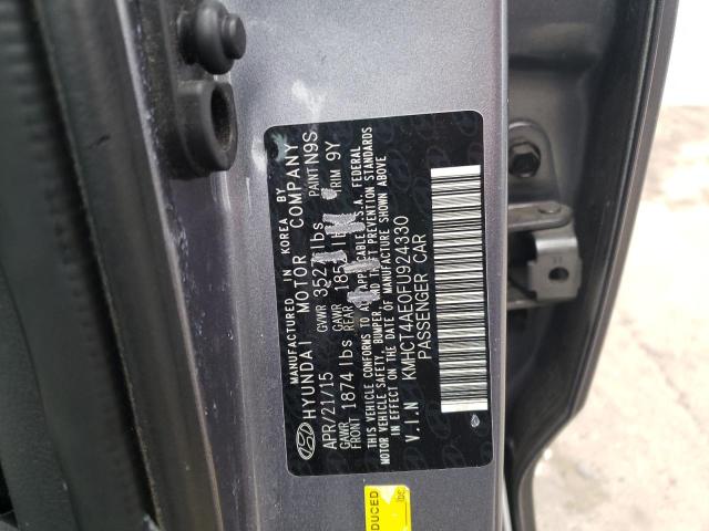 Photo 9 VIN: KMHCT4AE0FU924330 - HYUNDAI ACCENT GLS 