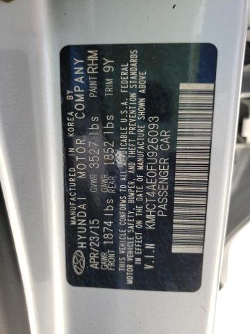 Photo 12 VIN: KMHCT4AE0FU926093 - HYUNDAI ACCENT GLS 