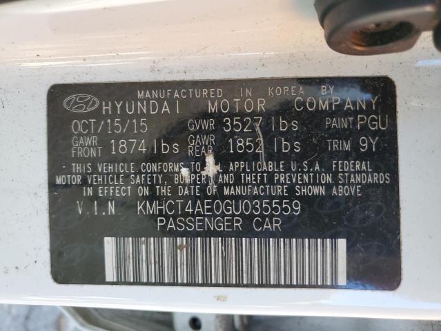 Photo 11 VIN: KMHCT4AE0GU035559 - HYUNDAI ACCENT SE 