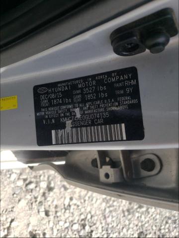 Photo 9 VIN: KMHCT4AE0GU074135 - HYUNDAI ACCENT SE 