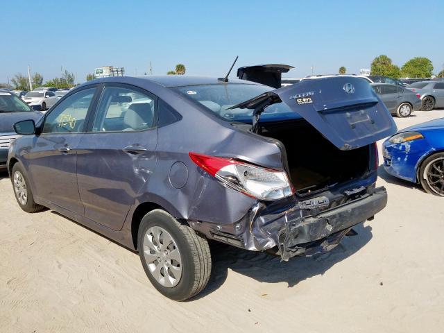 Photo 2 VIN: KMHCT4AE0GU076158 - HYUNDAI ACCENT SE 