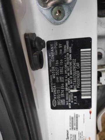 Photo 11 VIN: KMHCT4AE0GU090402 - HYUNDAI ACCENT 