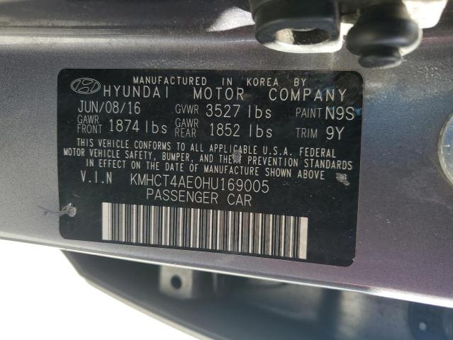 Photo 12 VIN: KMHCT4AE0HU169005 - HYUNDAI ACCENT 