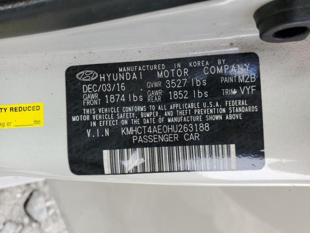 Photo 12 VIN: KMHCT4AE0HU263188 - HYUNDAI ACCENT SE 