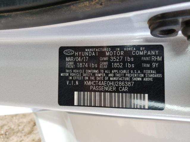 Photo 9 VIN: KMHCT4AE0HU286387 - HYUNDAI ACCENT SE 