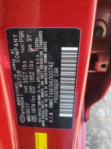 Photo 9 VIN: KMHCT4AE0HU300742 - HYUNDAI ACCENT SE 