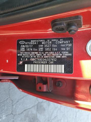 Photo 11 VIN: KMHCT4AE0HU337452 - HYUNDAI ACCENT SE 