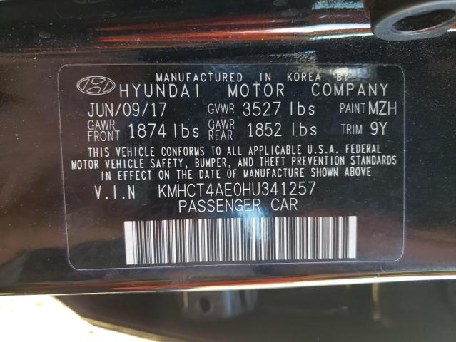 Photo 11 VIN: KMHCT4AE0HU341257 - HYUNDAI ACCENT 