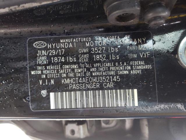 Photo 11 VIN: KMHCT4AE0HU352145 - HYUNDAI ACCENT SE 