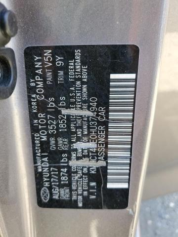 Photo 9 VIN: KMHCT4AE0HU374940 - HYUNDAI ACCENT SE 