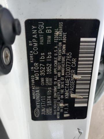 Photo 11 VIN: KMHCT4AE1CU077765 - HYUNDAI ACCENT GLS 