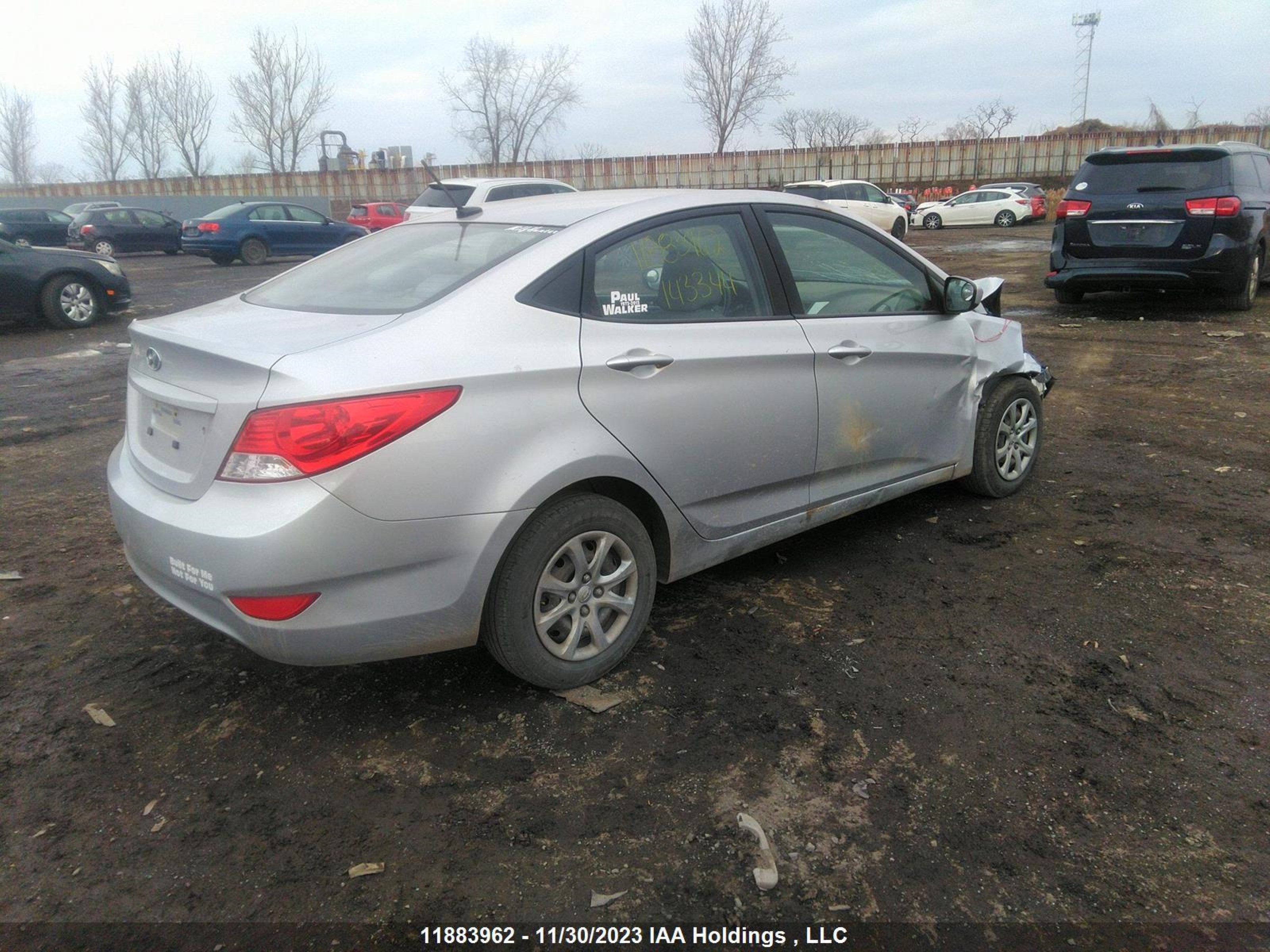 Photo 3 VIN: KMHCT4AE1CU143344 - HYUNDAI ACCENT 