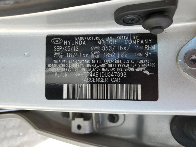 Photo 11 VIN: KMHCT4AE1DU347398 - HYUNDAI ACCENT 