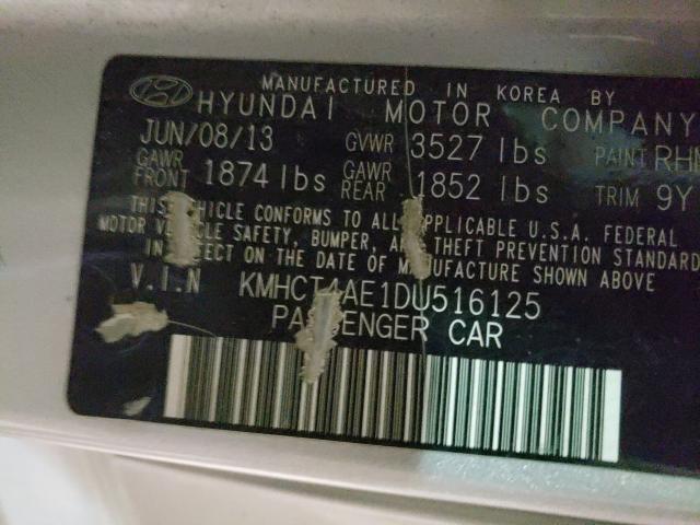 Photo 9 VIN: KMHCT4AE1DU516125 - HYUNDAI ACCENT GLS 