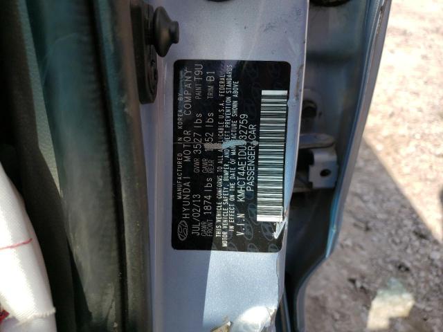 Photo 9 VIN: KMHCT4AE1DU532759 - HYUNDAI ACCENT GLS 