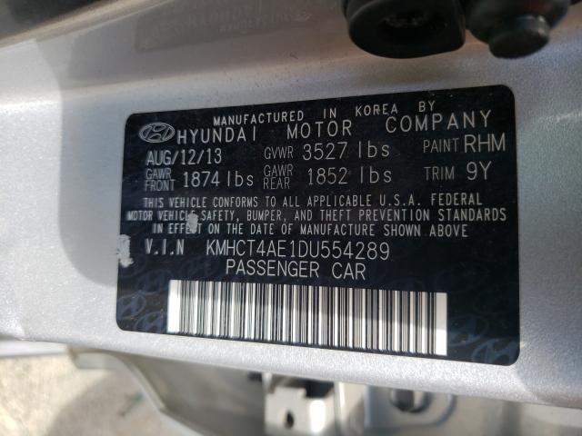 Photo 9 VIN: KMHCT4AE1DU554289 - HYUNDAI ACCENT GLS 