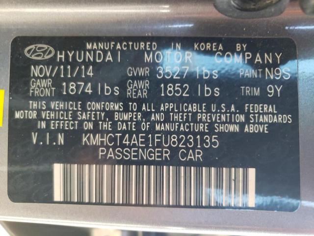 Photo 9 VIN: KMHCT4AE1FU823135 - HYUNDAI ACCENT GLS 