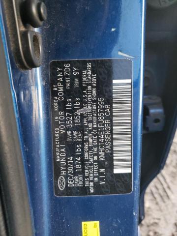 Photo 11 VIN: KMHCT4AE1FU857995 - HYUNDAI ACCENT GLS 