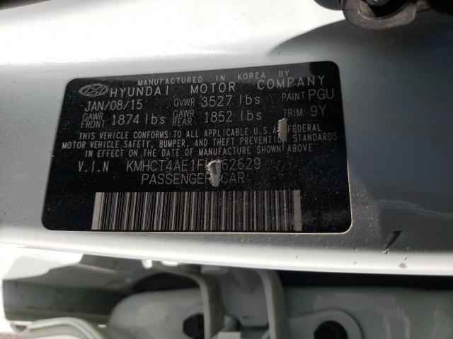 Photo 9 VIN: KMHCT4AE1FU862629 - HYUNDAI ACCENT GLS 