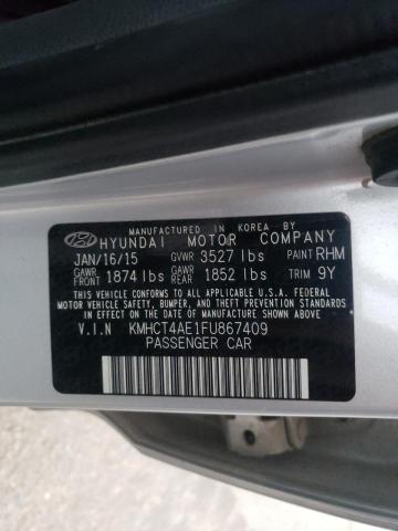 Photo 9 VIN: KMHCT4AE1FU867409 - HYUNDAI ACCENT GLS 