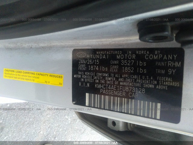 Photo 8 VIN: KMHCT4AE1FU873128 - HYUNDAI ACCENT 