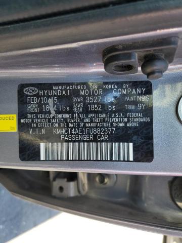 Photo 11 VIN: KMHCT4AE1FU882377 - HYUNDAI ACCENT GLS 