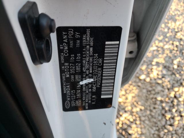 Photo 11 VIN: KMHCT4AE1GU018334 - HYUNDAI ACCENT SE 