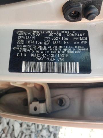 Photo 9 VIN: KMHCT4AE1GU019015 - HYUNDAI ACCENT SE 