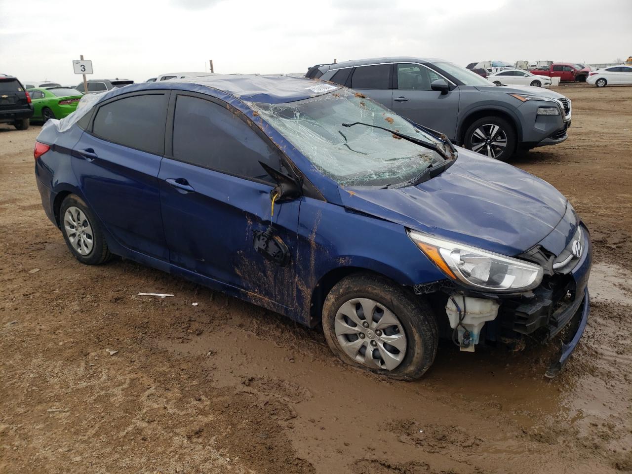 Photo 3 VIN: KMHCT4AE1GU044805 - HYUNDAI ACCENT 