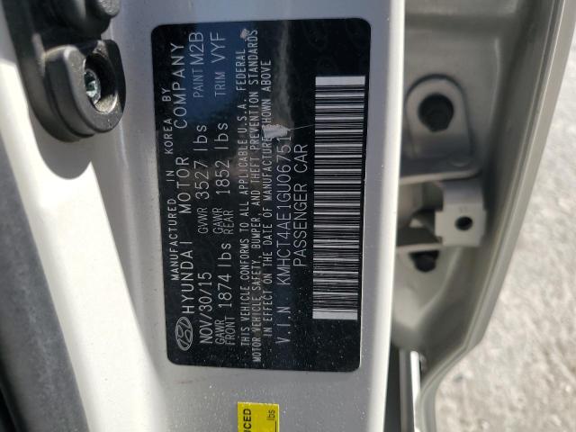 Photo 11 VIN: KMHCT4AE1GU067517 - HYUNDAI ACCENT SE 