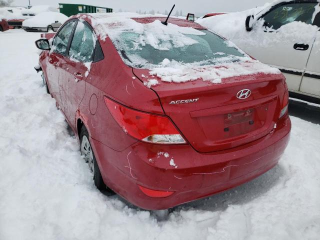 Photo 2 VIN: KMHCT4AE1GU076170 - HYUNDAI ACCENT SE 