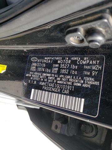 Photo 9 VIN: KMHCT4AE1GU101911 - HYUNDAI ACCENT SE 