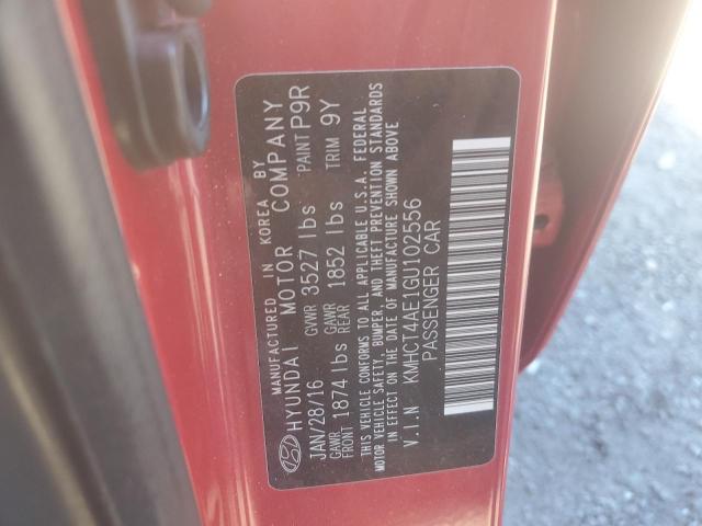 Photo 11 VIN: KMHCT4AE1GU102556 - HYUNDAI ACCENT SE 