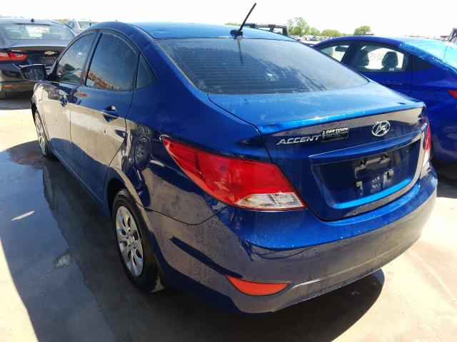 Photo 2 VIN: KMHCT4AE1GU117140 - HYUNDAI ACCENT SE 