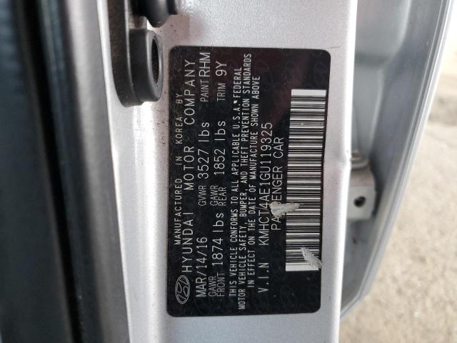 Photo 12 VIN: KMHCT4AE1GU119325 - HYUNDAI ACCENT SE 