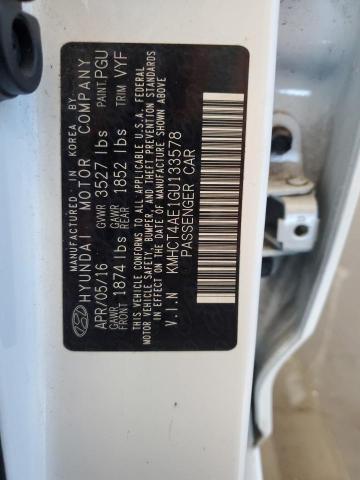 Photo 11 VIN: KMHCT4AE1GU133578 - HYUNDAI ACCENT SE 