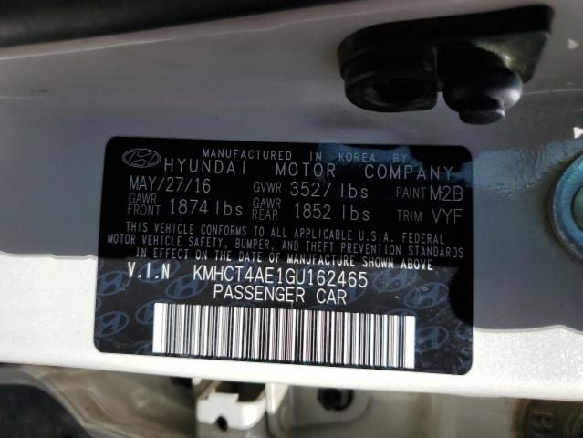 Photo 9 VIN: KMHCT4AE1GU162465 - HYUNDAI ACCENT SE 