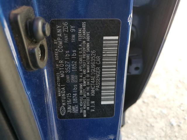 Photo 11 VIN: KMHCT4AE1GU963526 - HYUNDAI ACCENT SE 