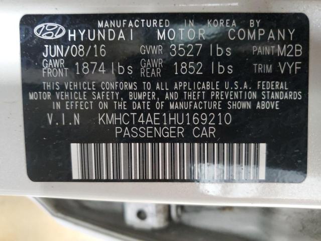 Photo 12 VIN: KMHCT4AE1HU169210 - HYUNDAI ACCENT 