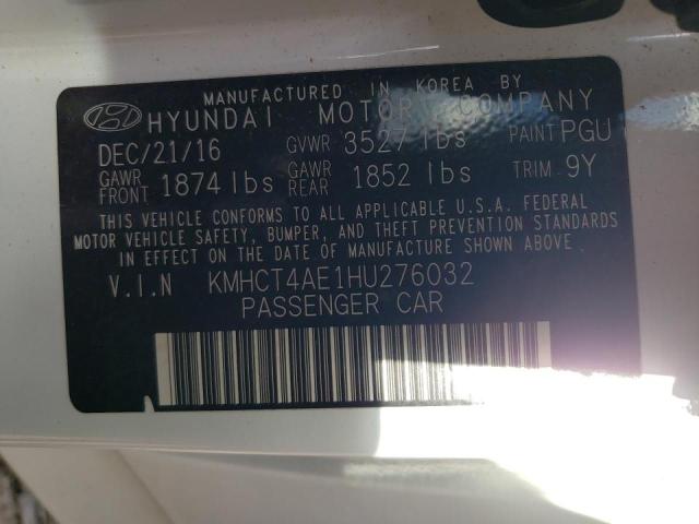 Photo 9 VIN: KMHCT4AE1HU276032 - HYUNDAI ACCENT SE 