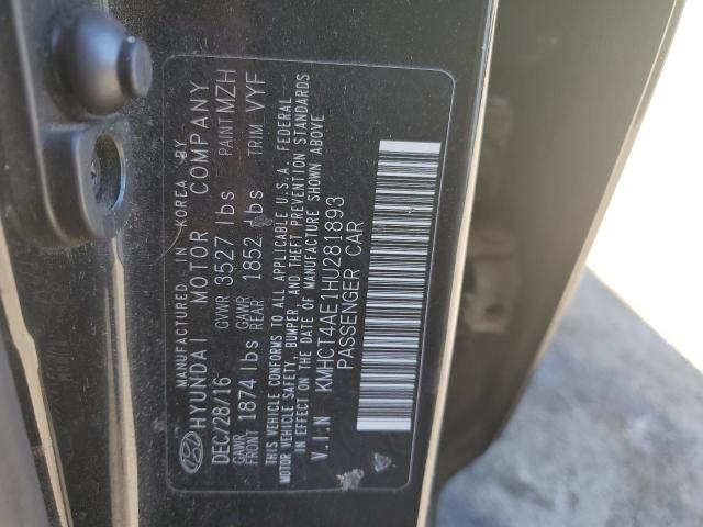 Photo 11 VIN: KMHCT4AE1HU281893 - HYUNDAI ACCENT SE 