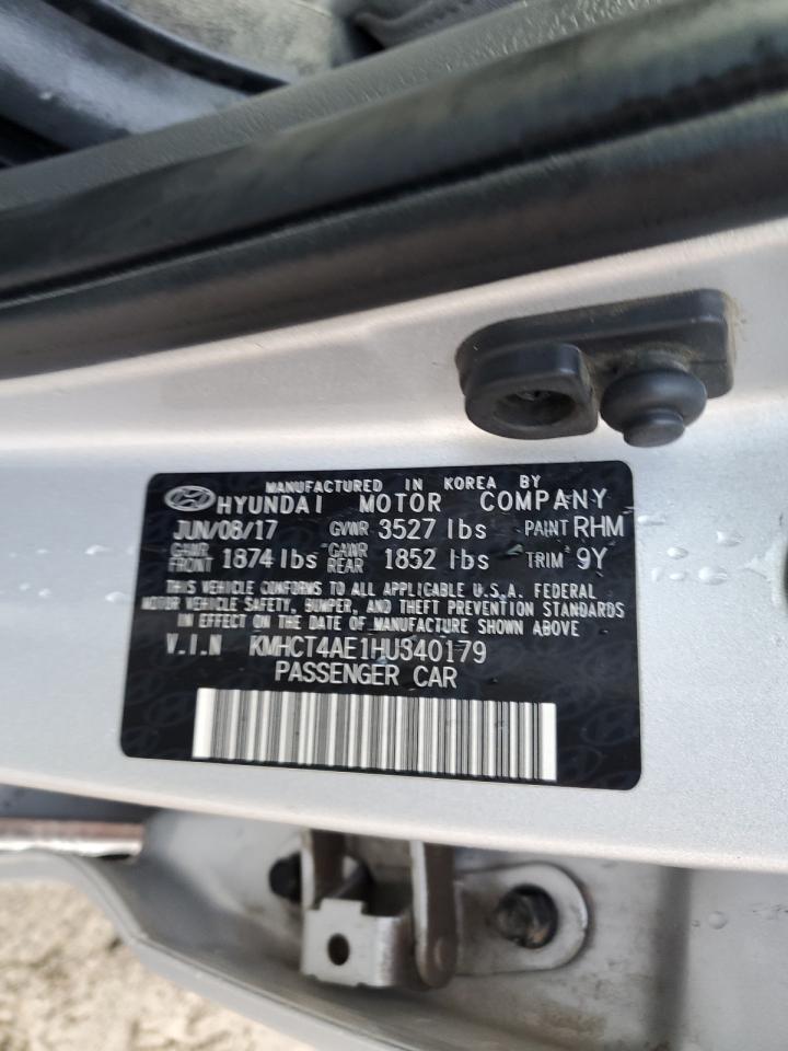 Photo 11 VIN: KMHCT4AE1HU340179 - HYUNDAI ACCENT 