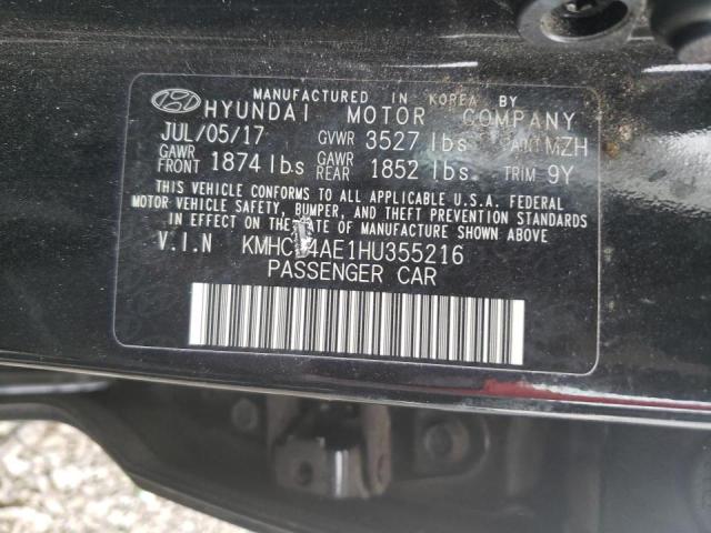 Photo 9 VIN: KMHCT4AE1HU355216 - HYUNDAI ACCENT SE 