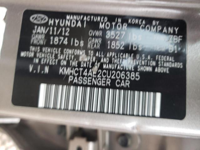 Photo 9 VIN: KMHCT4AE2CU206385 - HYUNDAI ACCENT GLS 